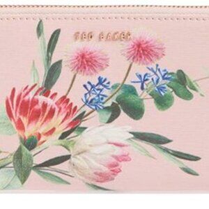 TED BAKER Leather Matinee Wallet Dusky Pink